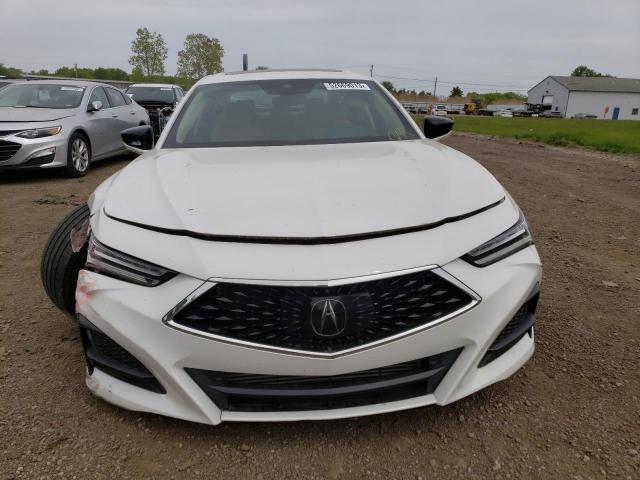 19UUB6F62MA007625 - 2021 ACURA TLX ADVANCE WHITE photo 5