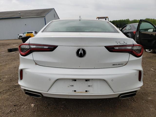 19UUB6F62MA007625 - 2021 ACURA TLX ADVANCE WHITE photo 6