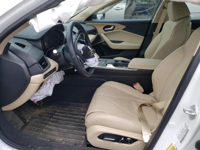 19UUB6F62MA007625 - 2021 ACURA TLX ADVANCE WHITE photo 7