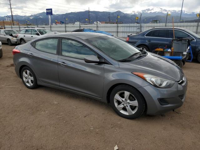 5NPDH4AEXDH366133 - 2013 HYUNDAI ELANTRA GLS GRAY photo 4