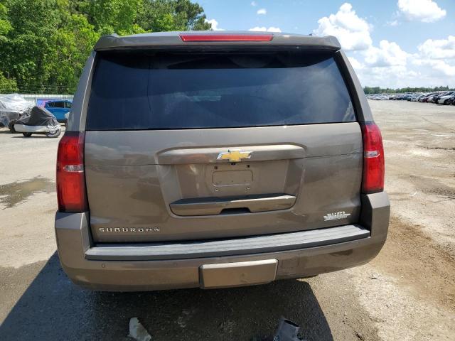 1GNSCHKC0GR423325 - 2016 CHEVROLET SUBURBAN C1500 LT BROWN photo 6