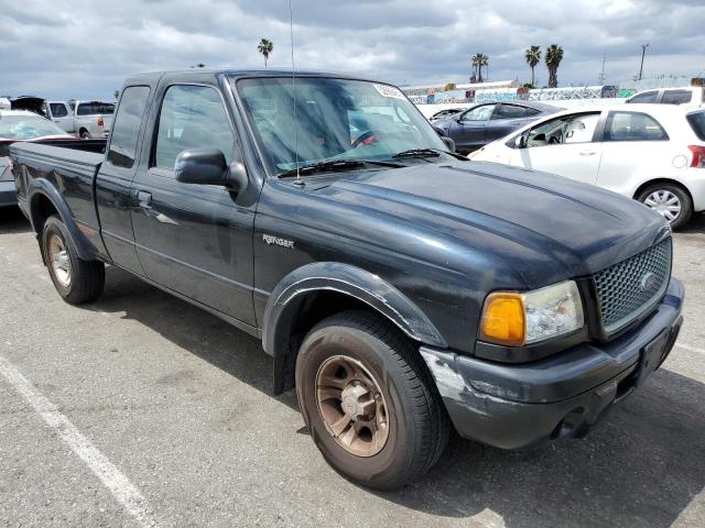 1FTYR44V63PA45171 - 2003 FORD RANGER SUPER CAB BLACK photo 4