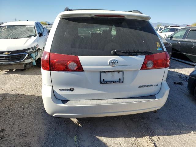 5TDZA23C16S505136 - 2006 TOYOTA SIENNA CE WHITE photo 6