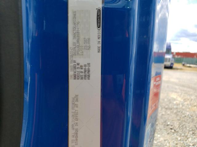 1FUJGLDR6BSBB4996 - 2011 FREIGHTLINER CASCADIA 1 BLUE photo 9