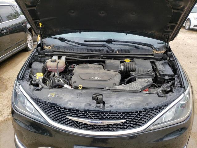 2C4RC1BG1HR622056 - 2017 CHRYSLER PACIFICA TOURING L შავი ფოტო 12