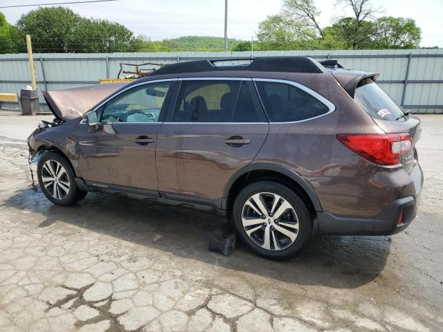 4S4BSANC8K3309854 - 2019 SUBARU OUTBACK 2.5I LIMITED BROWN photo 2