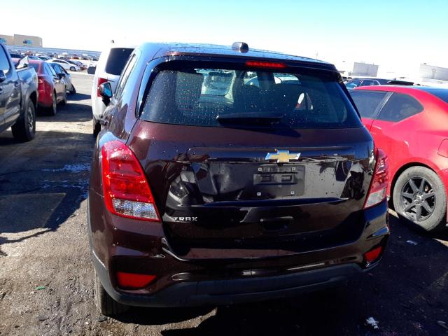 KL7CJKSB7LB341647 - 2020 CHEVROLET TRAX LS RED photo 6