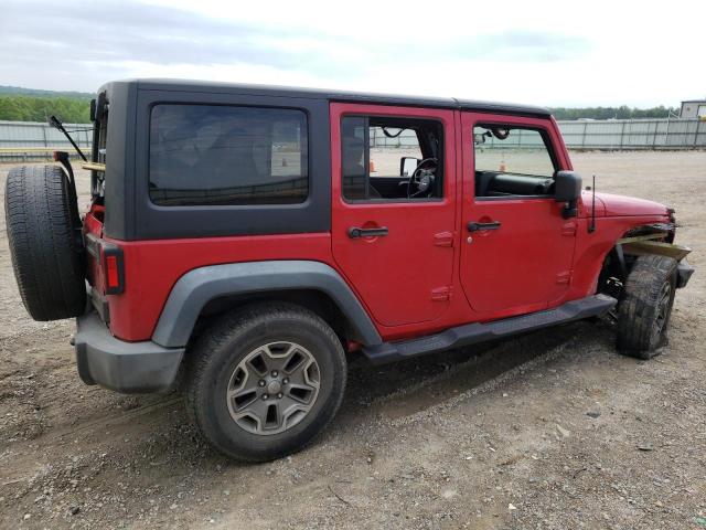 1J4GA39188L568719 - 2008 JEEP WRANGLER U X RED photo 3