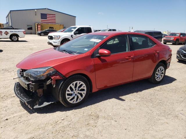 5YFBURHE1HP726761 - 2017 TOYOTA COROLLA L RED photo 1