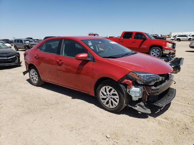 5YFBURHE1HP726761 - 2017 TOYOTA COROLLA L RED photo 4