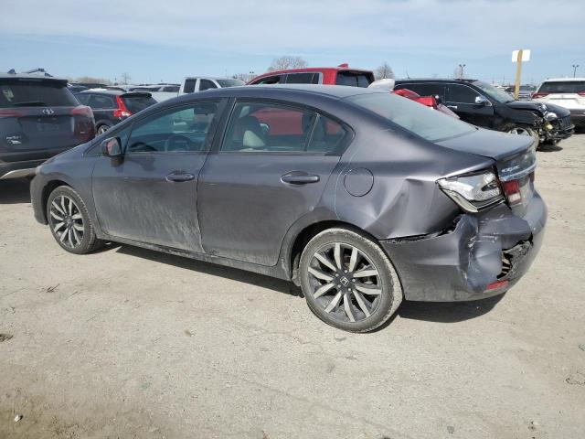 2HGFB2F95EH536811 - 2014 HONDA CIVIC EXL SILVER photo 2