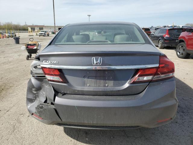 2HGFB2F95EH536811 - 2014 HONDA CIVIC EXL SILVER photo 6