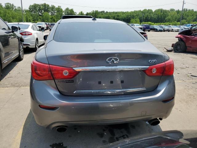 JN1BV7AP6FM357962 - 2015 INFINITI Q50 BASE CHARCOAL photo 6