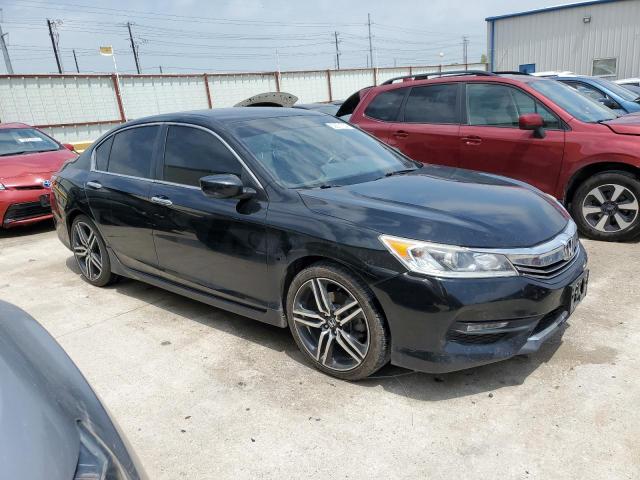 1HGCR2F58HA100873 - 2017 HONDA ACCORD SPORT BLACK photo 4