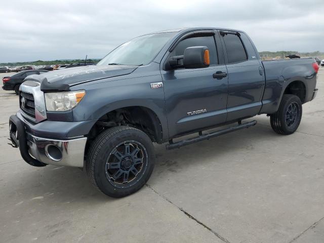 5TFRV54147X020570 - 2007 TOYOTA TUNDRA DOUBLE CAB SR5 BLUE photo 1