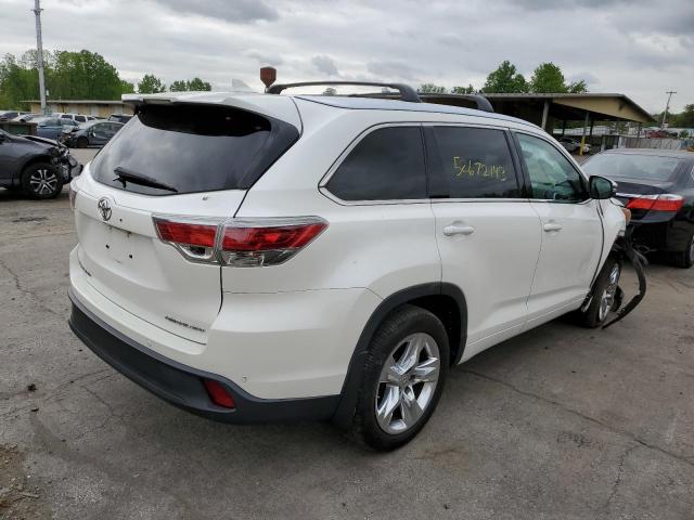 5TDDKRFHXFS082127 - 2015 TOYOTA HIGHLANDER LIMITED WHITE photo 3