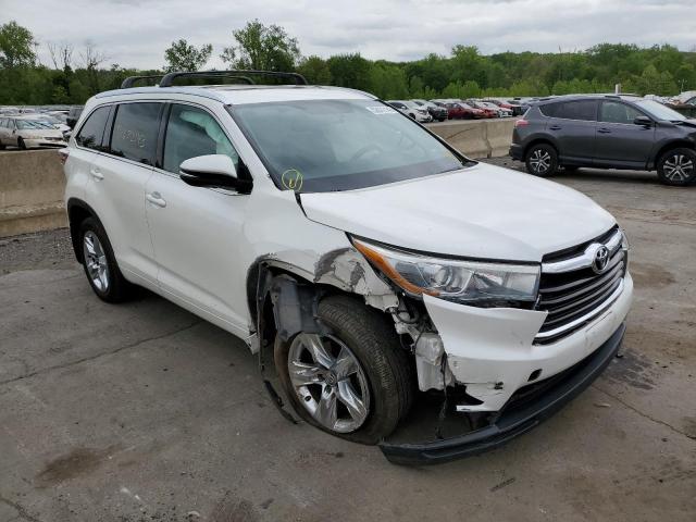 5TDDKRFHXFS082127 - 2015 TOYOTA HIGHLANDER LIMITED WHITE photo 4