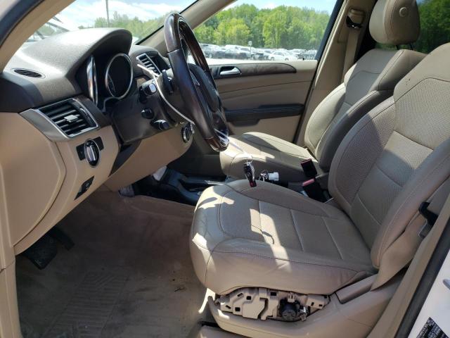 4JGDA5HB0FA571701 - 2015 MERCEDES-BENZ ML 350 4MATIC WHITE photo 7