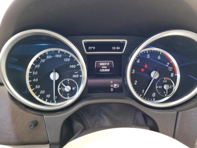 4JGDA5HB0FA571701 - 2015 MERCEDES-BENZ ML 350 4MATIC WHITE photo 9