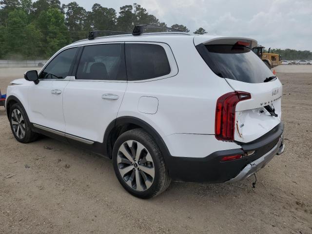 5XYP6DHC1NG214841 - 2022 KIA TELLURIDE S WHITE photo 2