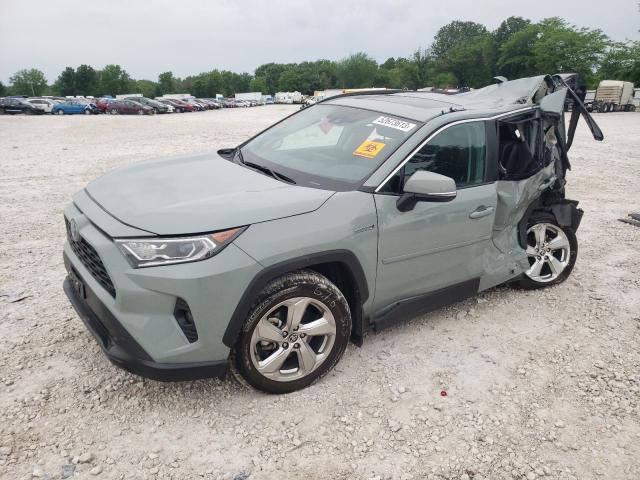 2T3B6RFV7MW018737 - 2021 TOYOTA RAV4 XLE PREMIUM GRAY photo 1