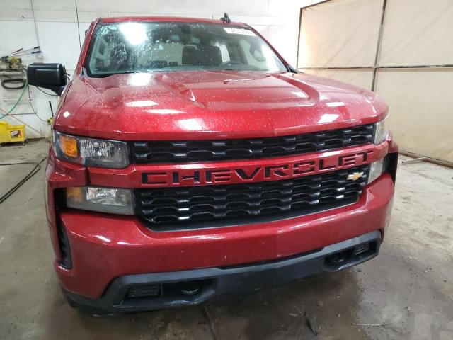 1GCPYBEK5MZ154749 - 2021 CHEVROLET SILVERADO K1500 CUSTOM RED photo 5