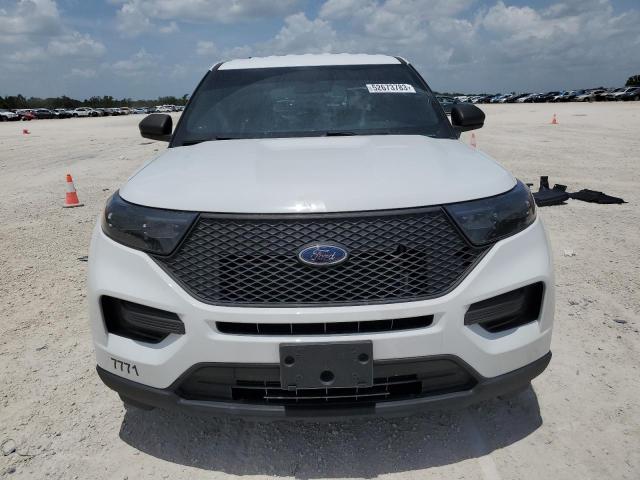 1FM5K8AB1LGD08686 - 2020 FORD EXPLORER POLICE INTERCEPTOR WHITE photo 5