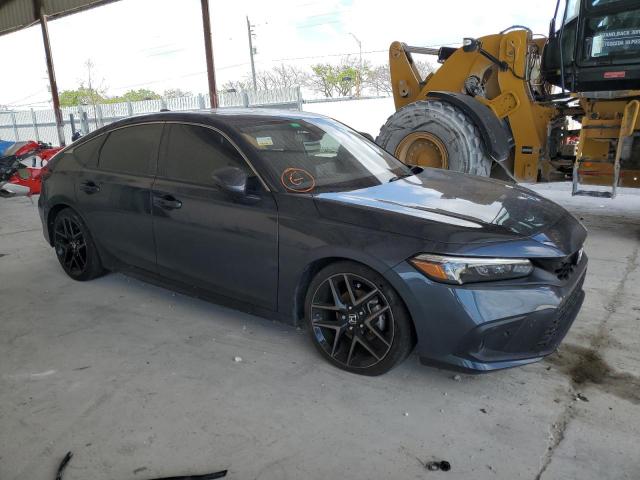 19XFL1H83NE017617 - 2022 HONDA CIVIC SPORT TOURING GRAY photo 4