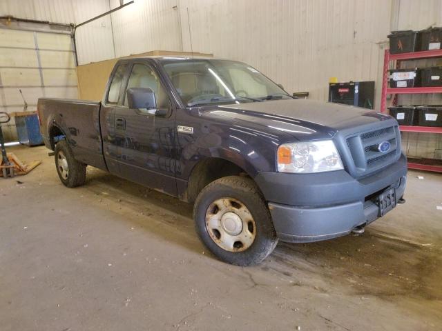 1FTRF14565NB60721 - 2005 FORD F150 Niebieski zdjęcie 4