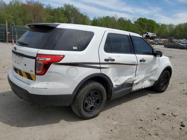 1FM5K8AR2EGC38311 - 2014 FORD EXPLORER POLICE INTERCEPTOR 白色 照片 3