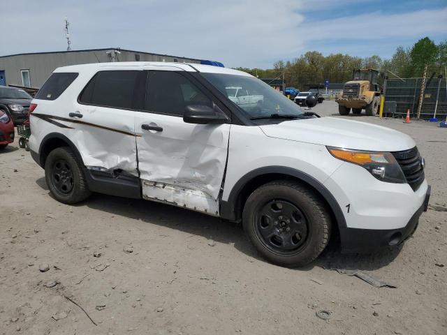 1FM5K8AR2EGC38311 - 2014 FORD EXPLORER POLICE INTERCEPTOR WHITE photo 4