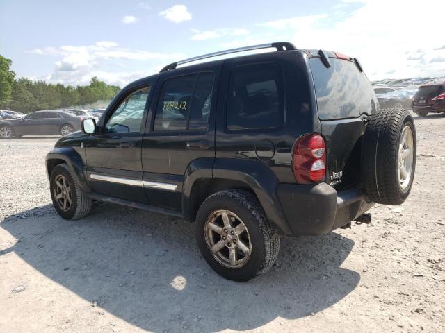 1J4GL58K76W162393 - 2006 JEEP LIBERTY LIMITED BLACK photo 2