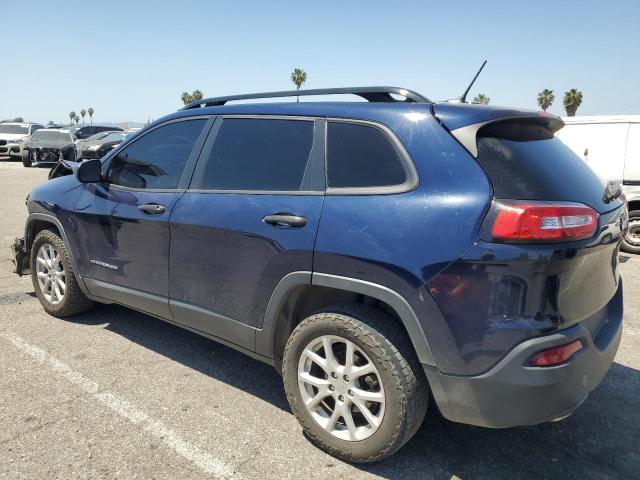 1C4PJLAB0GW291488 - 2016 JEEP CHEROKEE SPORT BLUE photo 2