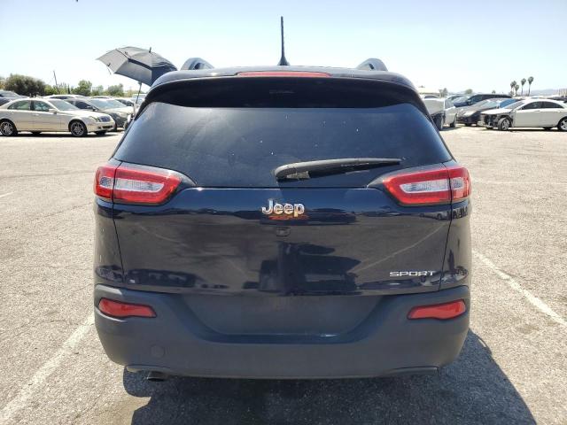 1C4PJLAB0GW291488 - 2016 JEEP CHEROKEE SPORT BLUE photo 6