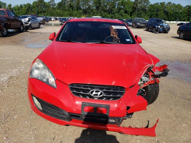 KMHHU6KH8BU065411 - 2011 HYUNDAI GENESIS CO 3.8L RED photo 5