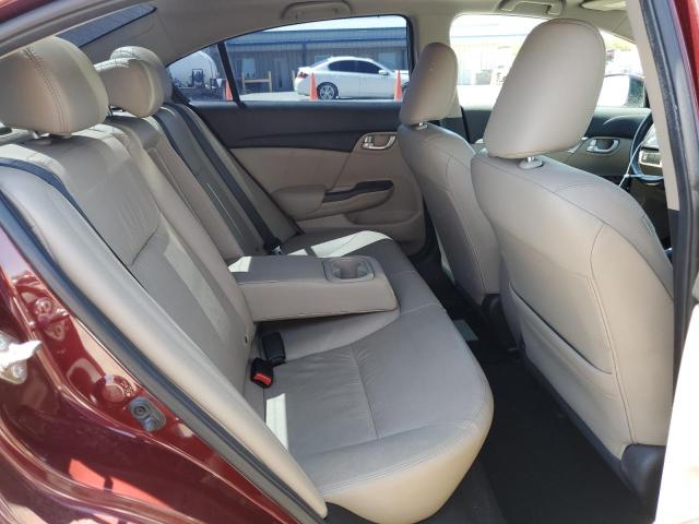 2HGFB2F96FH529013 - 2015 HONDA CIVIC EXL 勃艮第红 照片 10