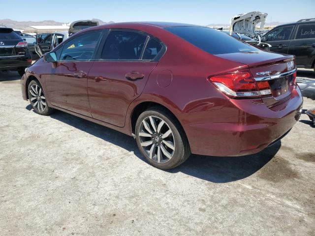 2HGFB2F96FH529013 - 2015 HONDA CIVIC EXL 勃艮第红 照片 2