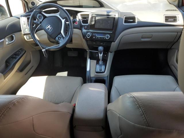 2HGFB2F96FH529013 - 2015 HONDA CIVIC EXL 勃艮第红 照片 8