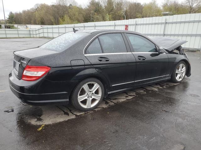 WDDGF8BB6BR159703 - 2011 MERCEDES-BENZ C 300 4MATIC BLACK photo 3