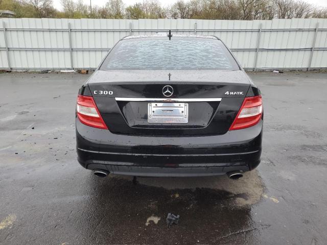 WDDGF8BB6BR159703 - 2011 MERCEDES-BENZ C 300 4MATIC BLACK photo 6