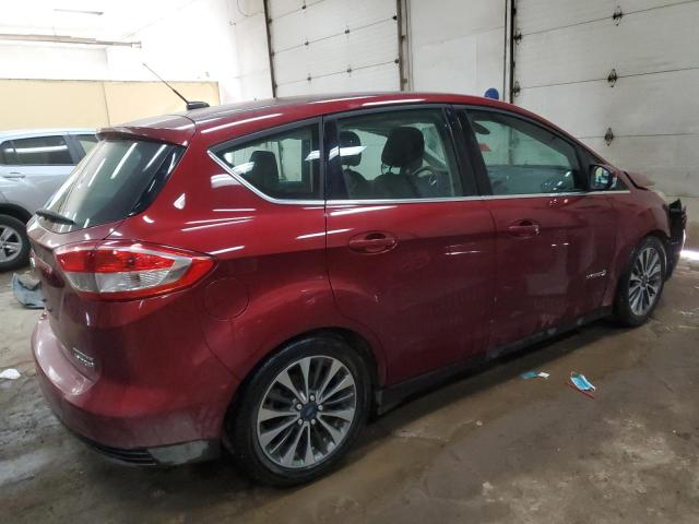 1FADP5DU3HL117952 - 2017 FORD C-MAX TITANIUM RED photo 3