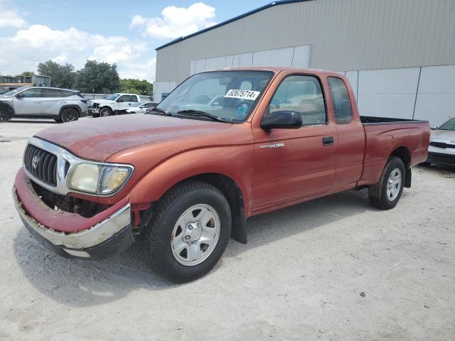 5TEVL52N02Z139759 - 2002 TOYOTA TACOMA XTRACAB BURGUNDY photo 1