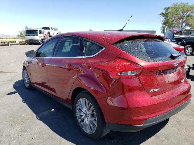 1FADP3N25GL326271 - 2016 FORD FOCUS TITANIUM RED photo 2