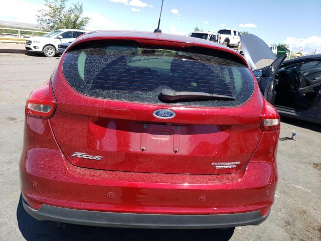 1FADP3N25GL326271 - 2016 FORD FOCUS TITANIUM RED photo 6