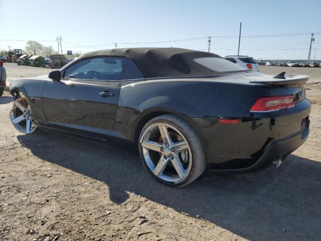 2G1FJ3DJ0E9314605 - 2014 CHEVROLET CAMARO SS BLACK photo 2