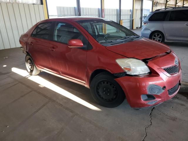 JTDBT4K31CL026608 - 2012 TOYOTA YARIS RED photo 4