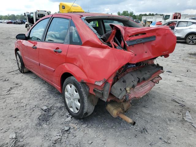 1FAFP34N47W101584 - 2007 FORD FOCUS ZX4 RED photo 2