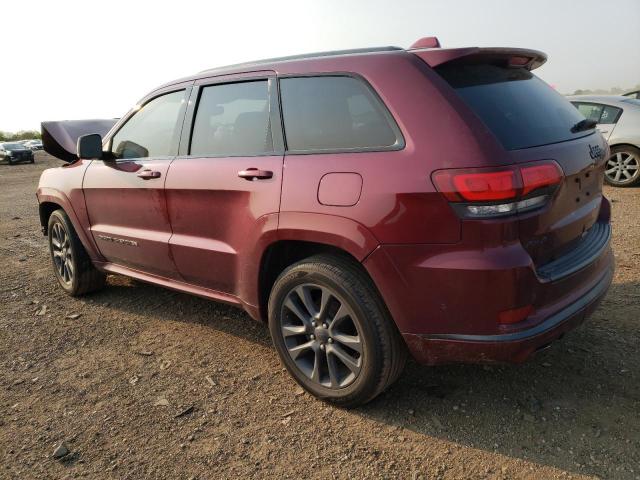 1C4RJFCG7JC252456 - 2018 JEEP GRAND CHER OVERLAND MAROON photo 2