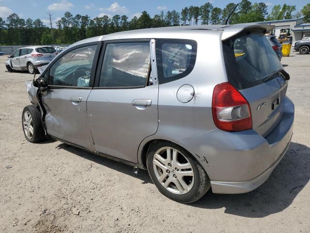 JHMGD38607S019786 - 2007 HONDA FIT S 灰色 照片 2