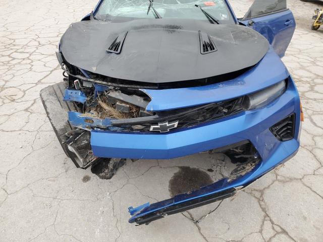 1G1FE1R75J0112174 - 2018 CHEVROLET CAMARO SS BLUE photo 11